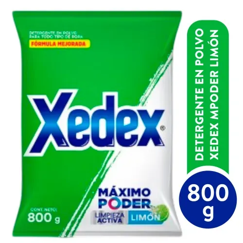 Detergent Polvo Xedex Maxpod Limon 800g