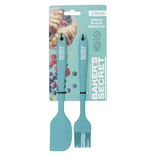 Set De Espatula y Brocha Bakers Secrets