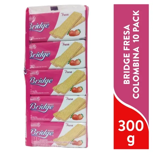 Bridge Galleta Fresa Colombina 300 Gr