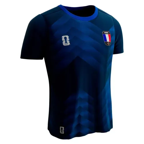 Camiseta deportiva FIFA Francia manga corta para mujer - Talla M
