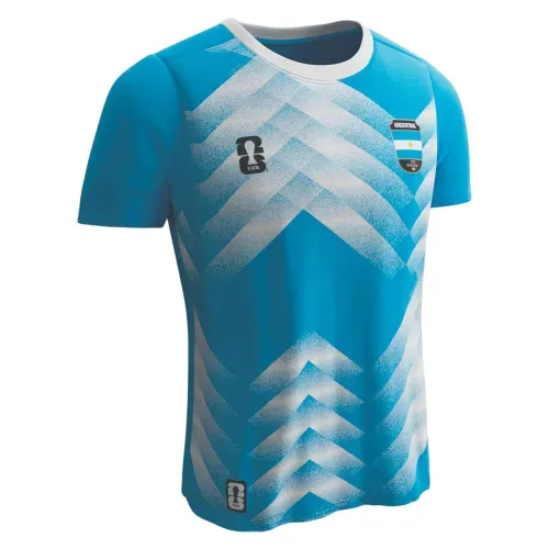 Camiseta deportiva FIFA Argentina manga corta para mujer - Talla L