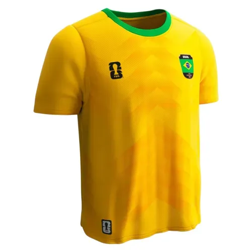 Camiseta deportiva FIFA Brasil manga corta para niños - Talla 4