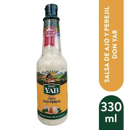 Salsa De Ajo Y Perejil Don Yab 330Ml