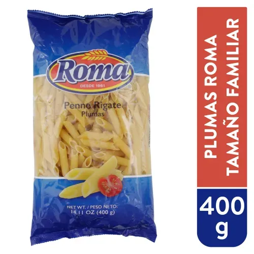Pasta Roma Pluma 400 Gr