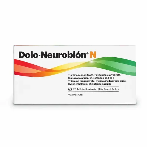 Tabletas Dolo-Neurobión N - 20 Uds