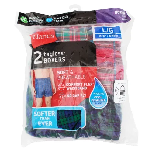 Boxer Hanes Surtido 2 Pack Talla L