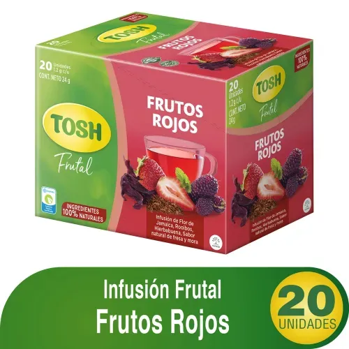 Infusión Tosh Frutos Rojos - 24 g