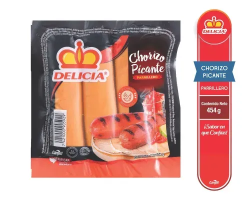 Chorizo Delicia Parrillero Picante - 454 g