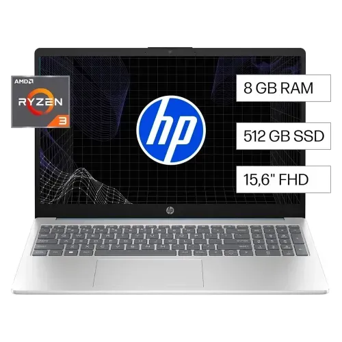 Laptop Hp 15fc0230la R3 8gb 512ssd
