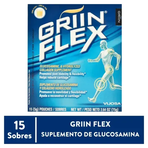 Griin Flex Glucosamina Colageno 15 Unidad