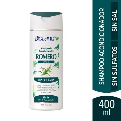 Shampo Bioland Romero 2 En 1 400ml