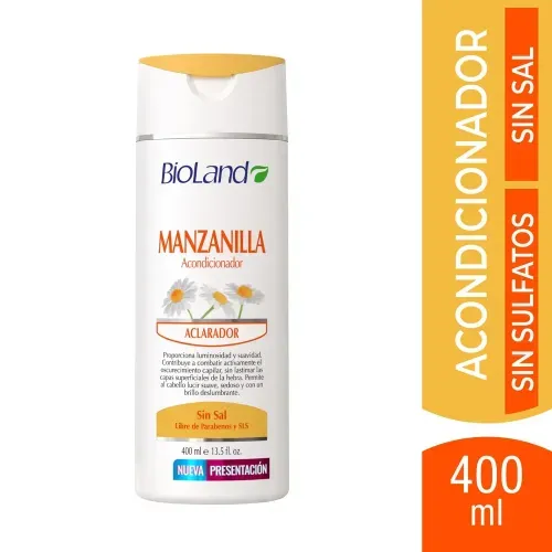 Acondicionador Bioland Manzanilla 400ml