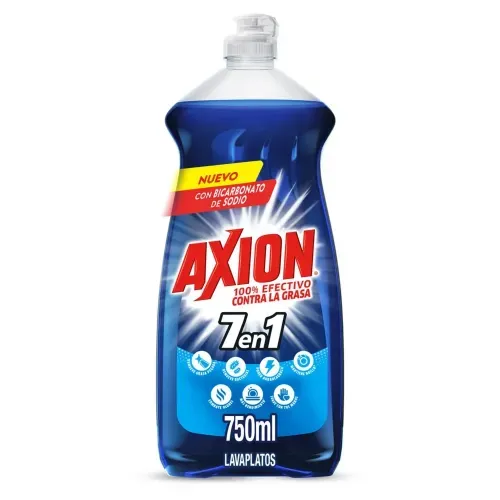 Lavatrastes Líquido Axion Blue 7 en 1 - 750 ml