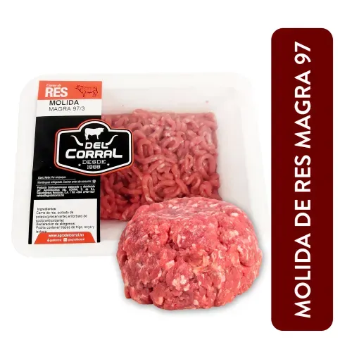 Molida De Res Magra 97/3 Prog 408 g Paq