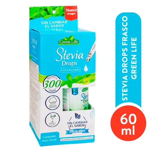 Stevia Drops Green Life Gotero 60ml