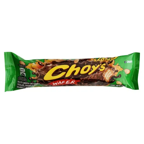 Galleta Choys Wafer Cubierta De Chocolate - 31 g