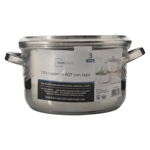 Olla Vaporera 4qt Con Tapa