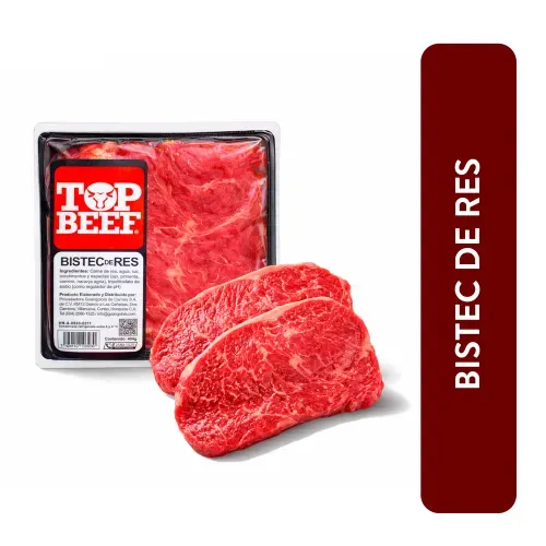 Bistec De Res Novi Top Beef Fresco Paquete - 404 g