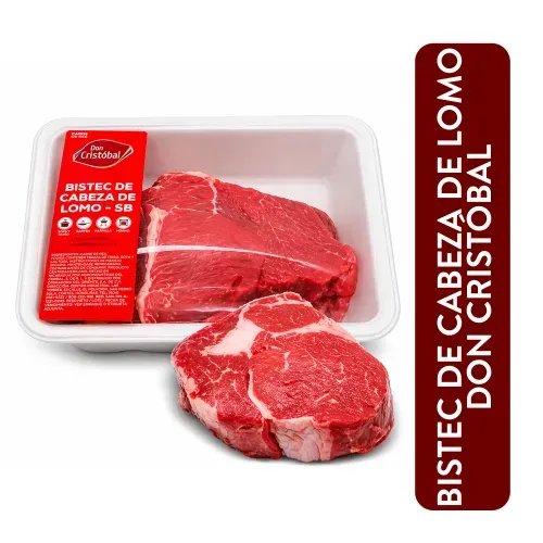 Bistec Cabeza Lomo Don Cristobal Cabeza Fresco en Bandeja