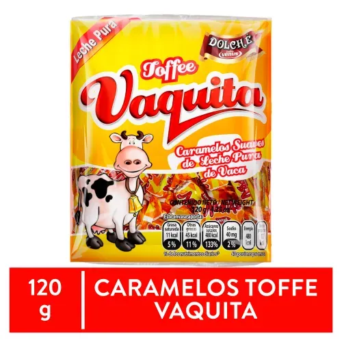 Caramelos Venus Vaquita Leche - 160 g