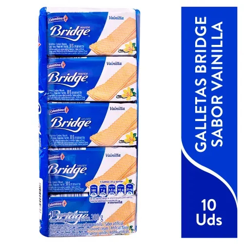 Bridge Galleta Vainilla Colombina 300 Gr
