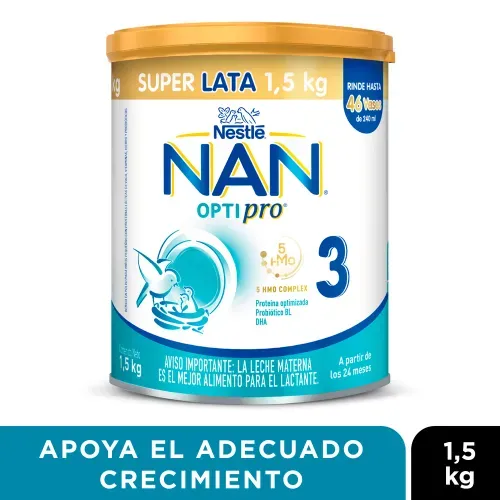 Alimento Lácteo NAN® OPTIPRO® 3 Lata 1.5kg