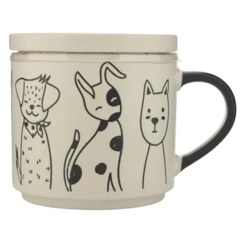 Ms Taza Con Tapa 400ml