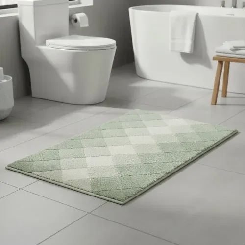 Htalfombrilla De Bano De Microfibra De 1