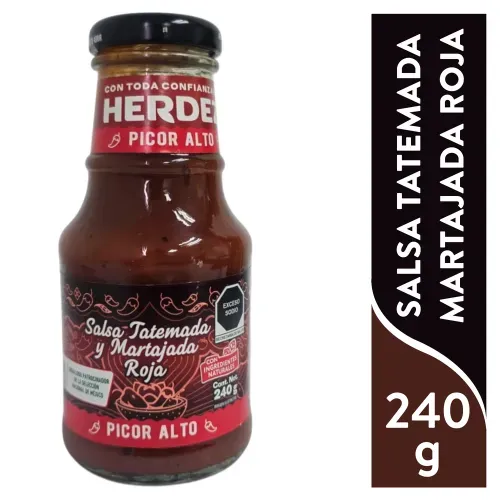 Salsa Roja Herdez Tatemada y m 240g