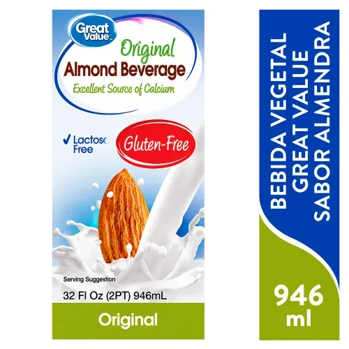 Bebida Vegetal Great Value sabor Almendra - 946 ml