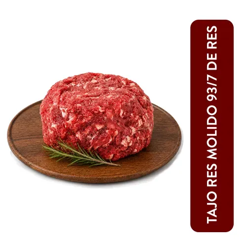 Tajo de Res Molida 93/7 DC Fresco Granel - lb