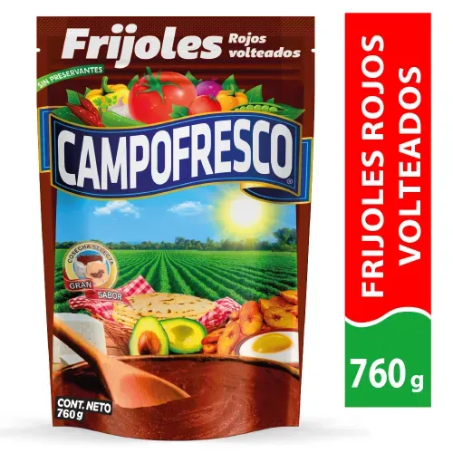 Frijoles Campofresco rojos volteados - 760 g