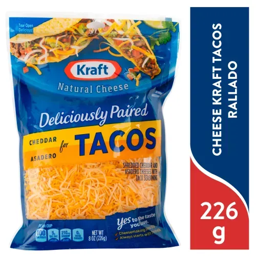 Queso Kraft Cheddar Asadero Caja 226g