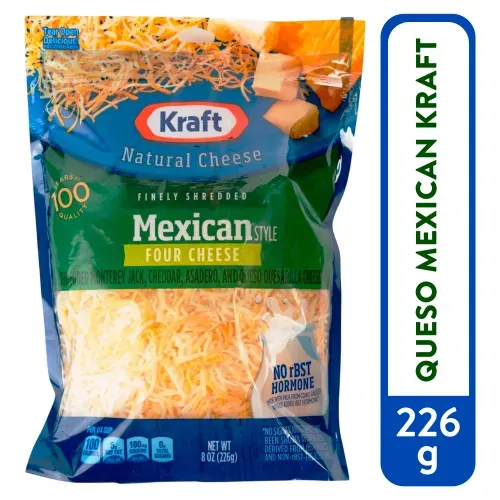 Queso Kraft Cuatro Queso Estil Mex 226g