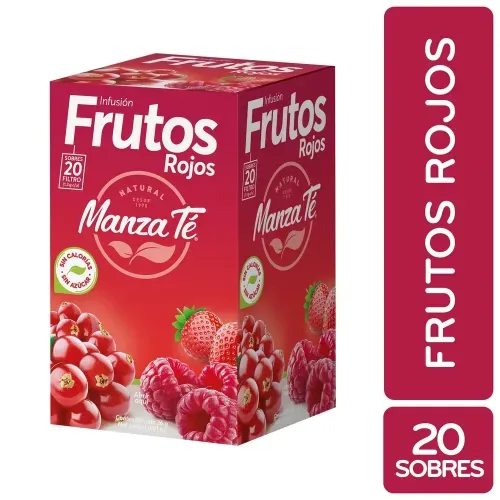 Infusión ManzaTé Frutos Rojos 20 Uds - 26 g