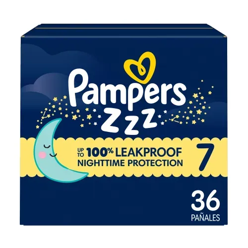 Pañales Pampers Zzz Etapa 7 - 36 Uds