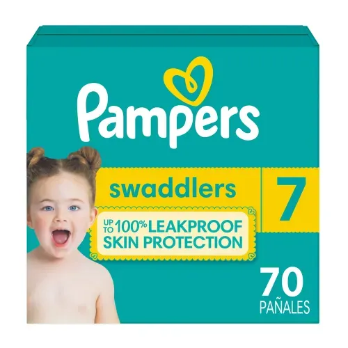 Pañales Pampers Swaddlers Etapa 7 Libre de Derrames - 70 Uds