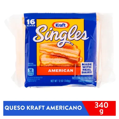 Queso Americano Kraft Rebanado - 340 g
