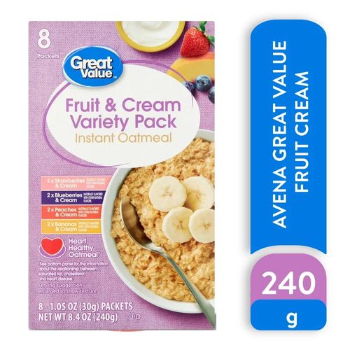 Avena Great Value Fruit Cream Pk 240g