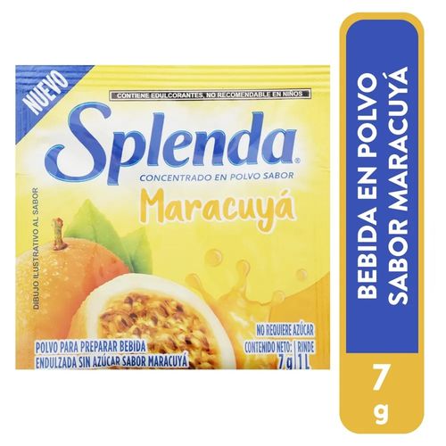 Refresco Polvo Maracuya Splenda 7g