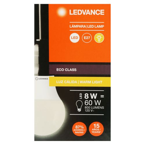 Led A60 Calido Ledvance 8w