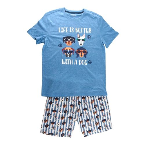 Set Pijama Short Pets Cab Bvld