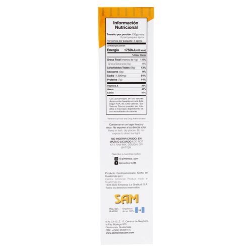 Mezcla Sam Panqueques Gluten Free 350 g