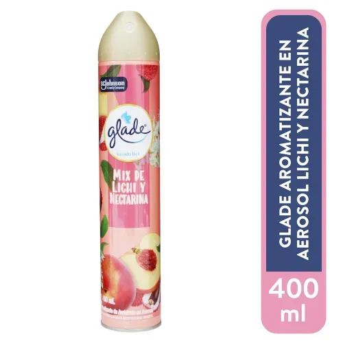 Glade Mix Lichi y Nectarina Spring 400ml