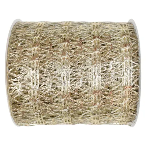 Listón Holiday Time decorativo para Navidad - 11.43 cm x 5 m