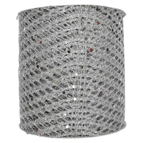 Listón Holiday Time decorativo para Navidad - 11.43 cm x 5 m