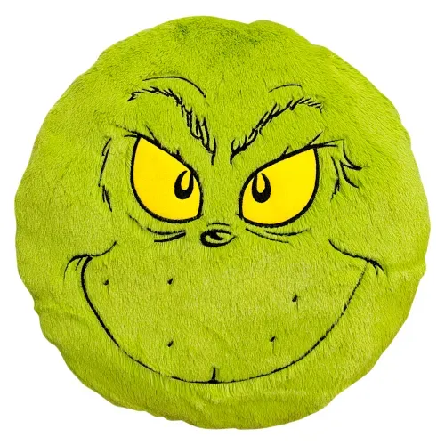 Cojín decorativo redondo Grinch Navidad - 40 x 40 cm