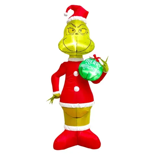 Inflable Grinch decorativo para Navidad - 1.5 m