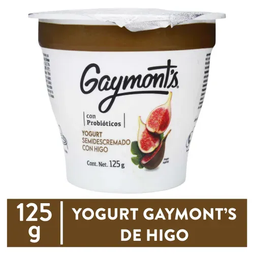 Yogurt Gaymonts  De Higo Vaso - 125 g