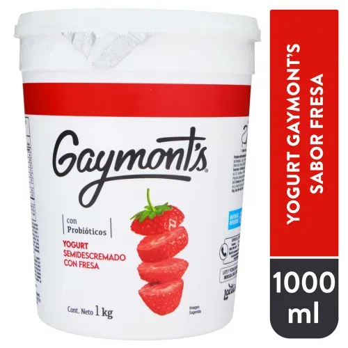 Yogurt Gaymonts Sabor A Fresa - 1000 ml